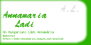 annamaria ladi business card