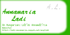 annamaria ladi business card